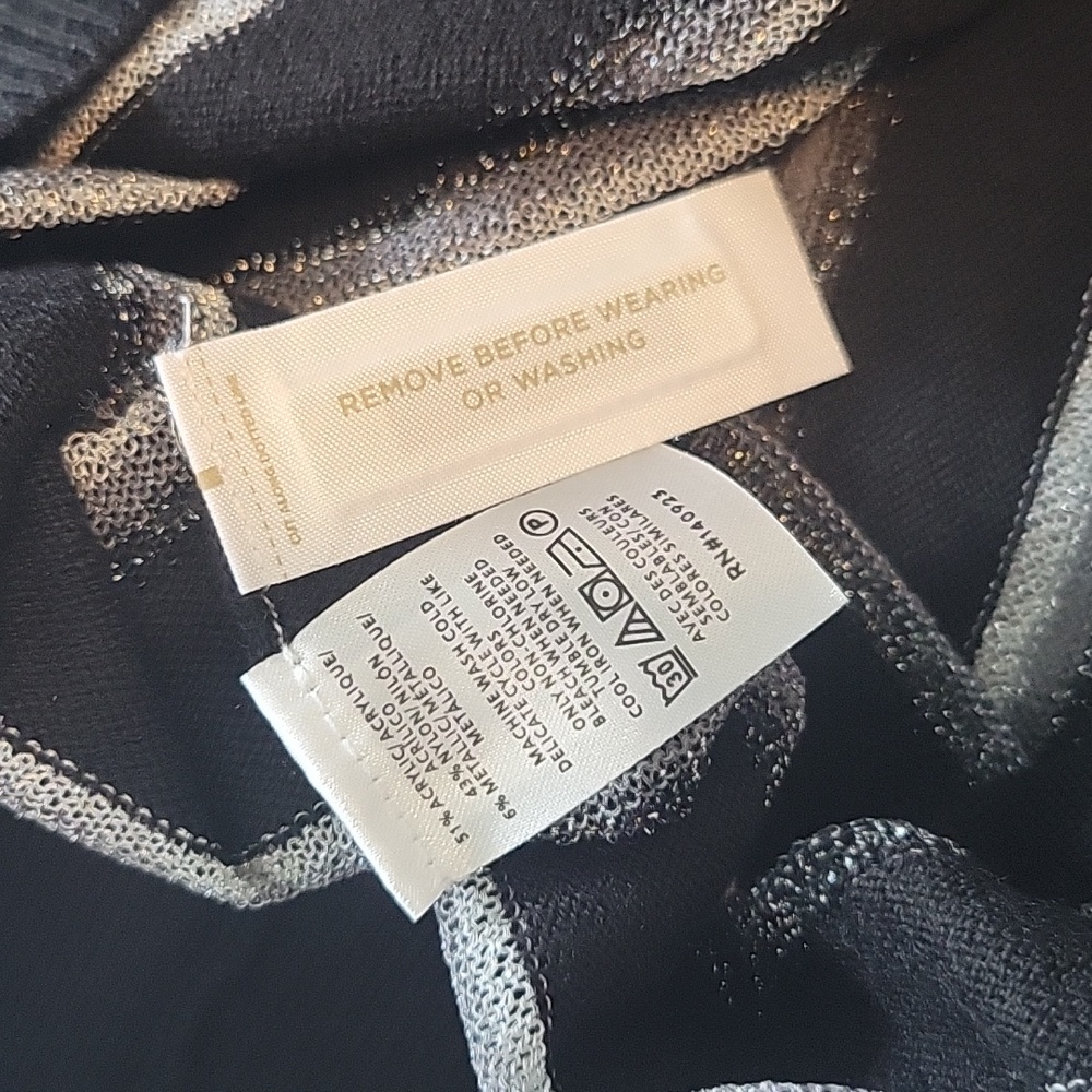 Loft Shimmer Striped Shirt - Picture 4 of 4